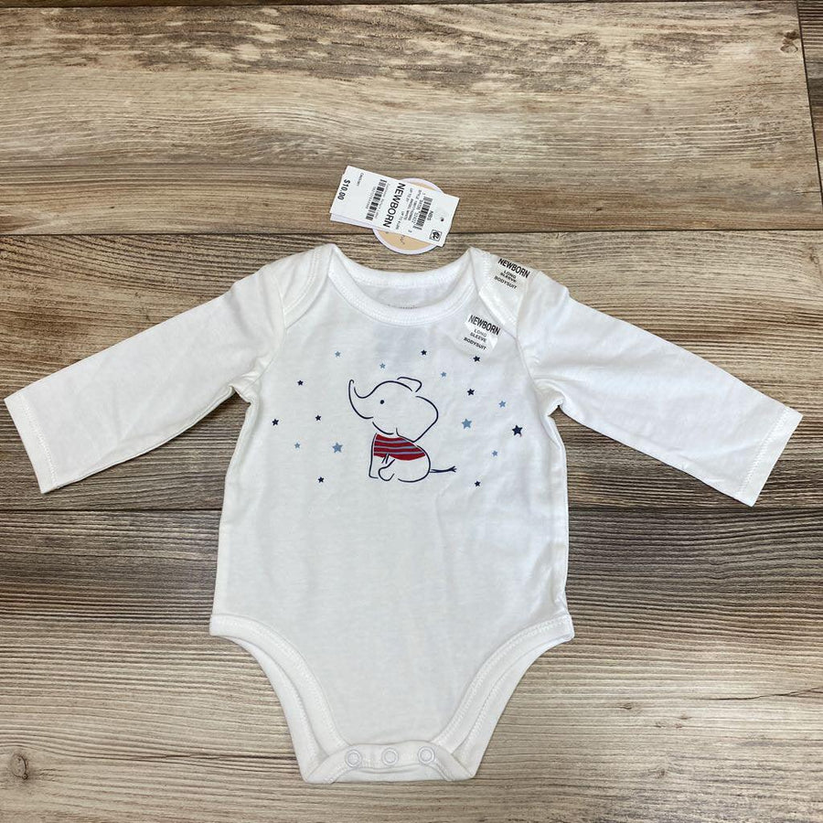 NEW First Impressions Elephant Bodysuit sz NB - Me 'n Mommy To Be
