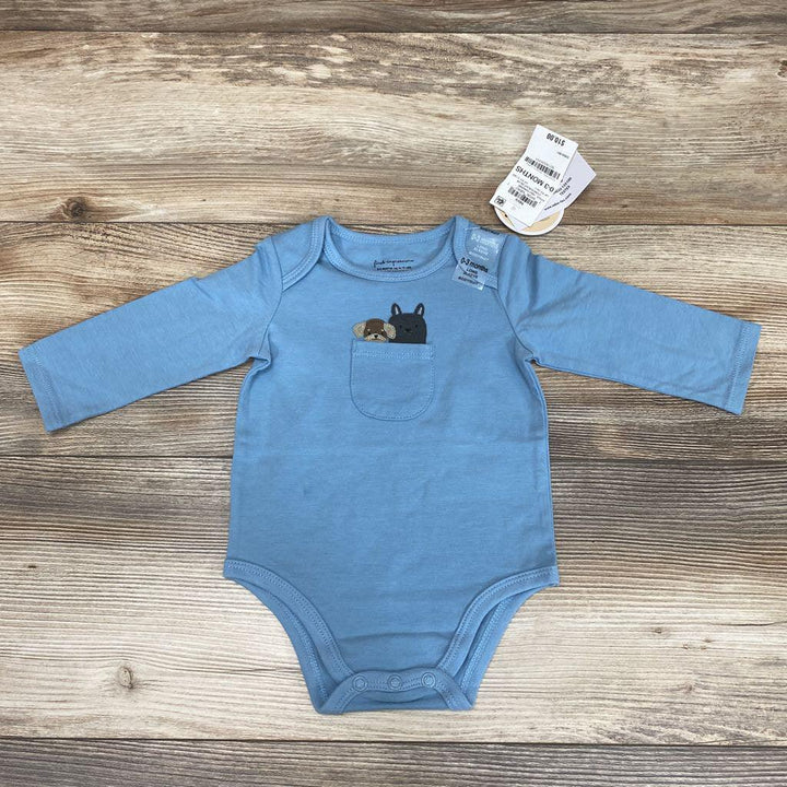 NEW First Impressions Dog Pocket Bodysuit sz 0-3m - Me 'n Mommy To Be