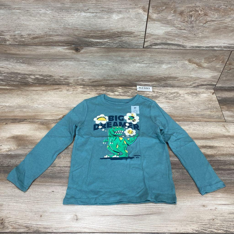 NEW Old Navy Big Dreamer Dino Shirt sz 5T - Me 'n Mommy To Be