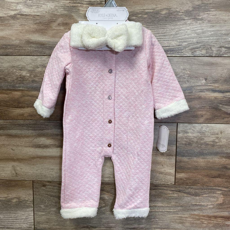 NEW Kyle & Deena 2pc Coverall & Headband sz 6-9m - Me 'n Mommy To Be