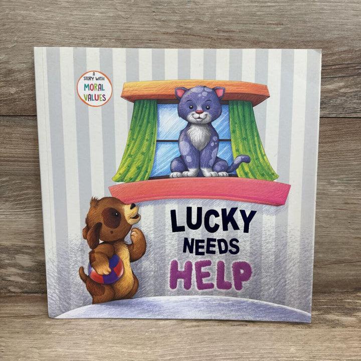 Lucky Needs Help A Story With Moral Vales Paperback Book - Me 'n Mommy To Be