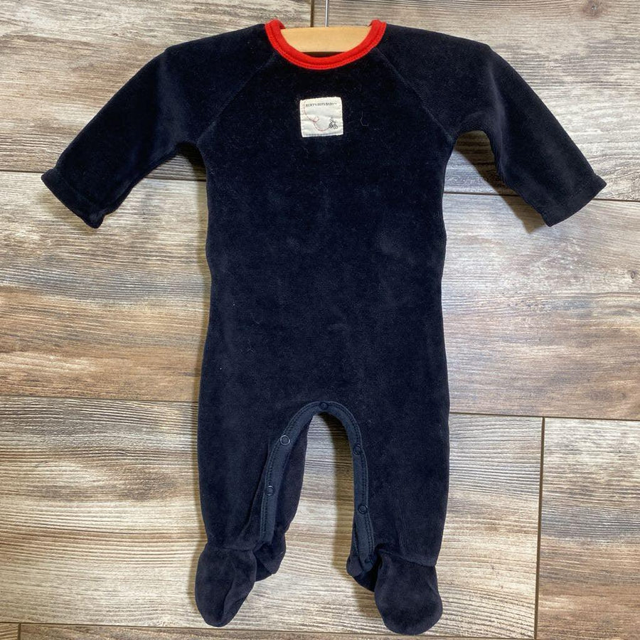 Burt's Bees Baby Velour Footed Coverall sz NB - Me 'n Mommy To Be