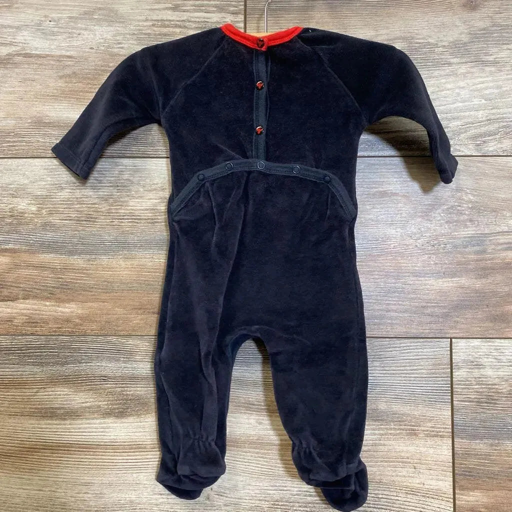 Burt's Bees Baby Velour Footed Coverall sz NB - Me 'n Mommy To Be