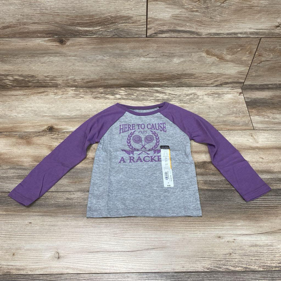NEW Okie Dokie Here To Cause A Racket Shirt sz 3T - Me 'n Mommy To Be