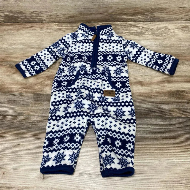 Carter's Snowflake Fleece Coverall sz 3m - Me 'n Mommy To Be