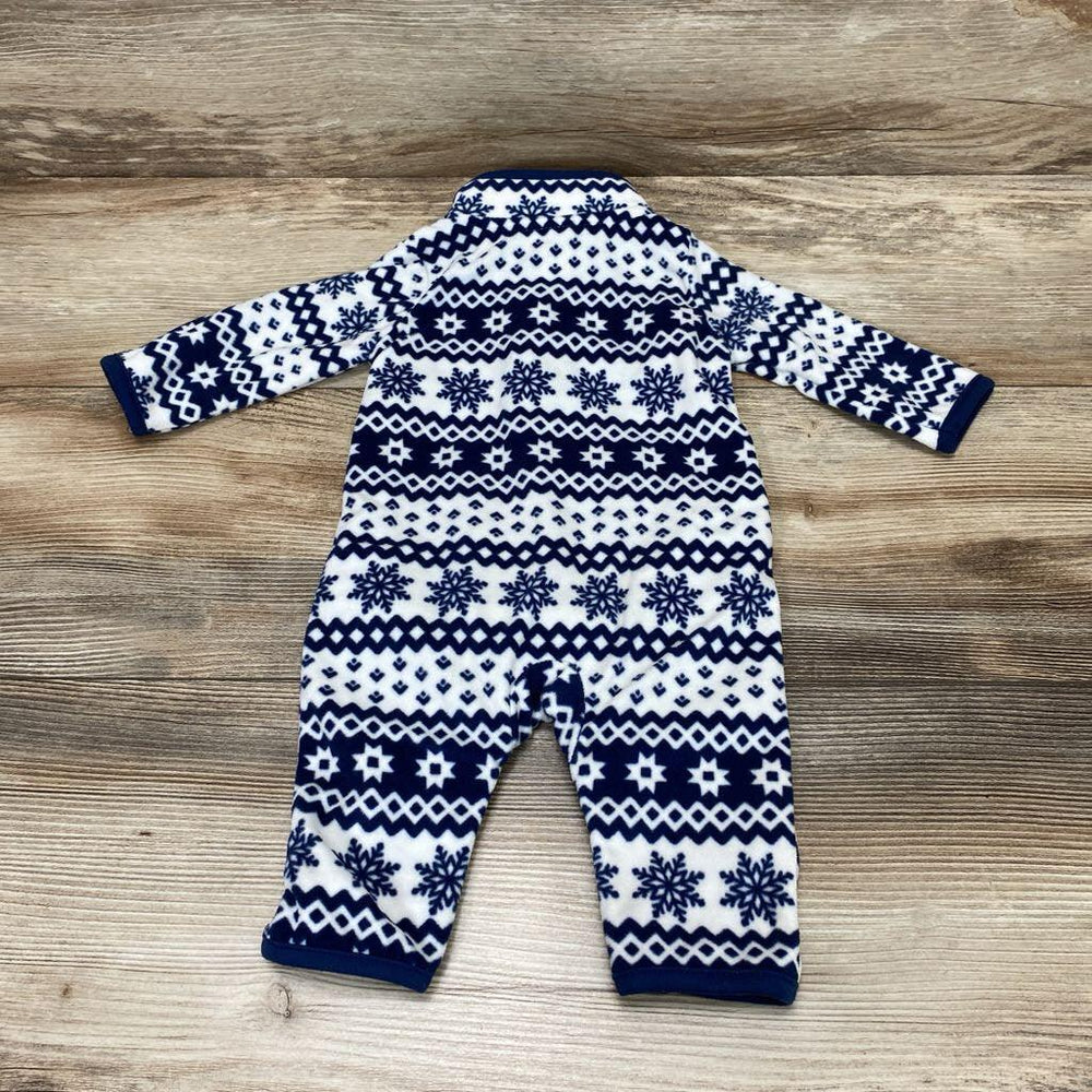 Carter's Snowflake Fleece Coverall sz 3m - Me 'n Mommy To Be
