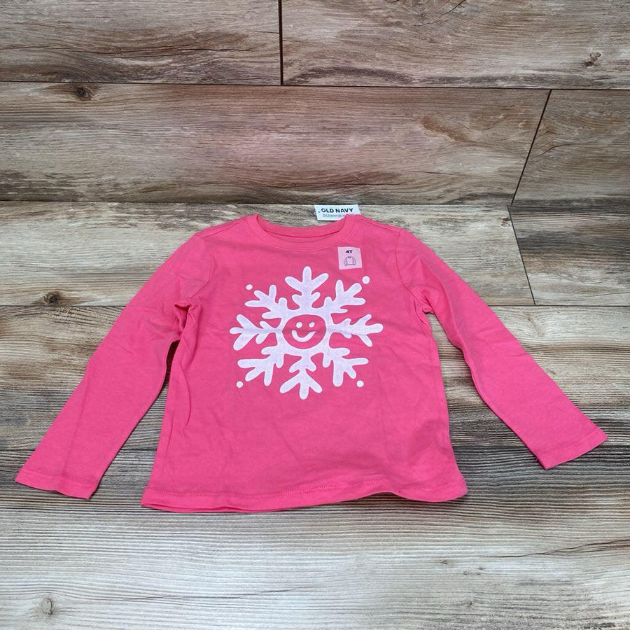 NEW Old Navy Snowflake Shirt sz 4T - Me 'n Mommy To Be
