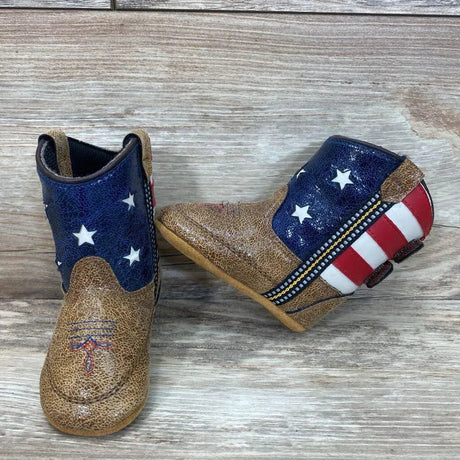 Boot Barn Flag Poppet Boots sz 2c - Me 'n Mommy To Be