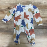 Carter's Hippo Print Sleeper sz NB - Me 'n Mommy To Be