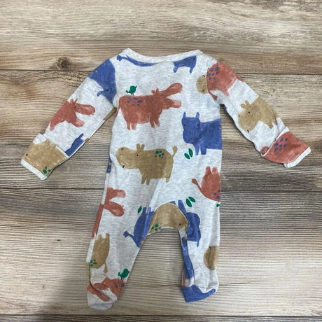 Carter's Hippo Print Sleeper sz NB - Me 'n Mommy To Be