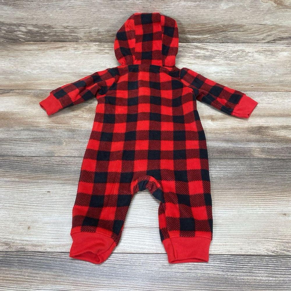 Just One You Hooded Buffalo Fleece Coverall sz 3m - Me 'n Mommy To Be