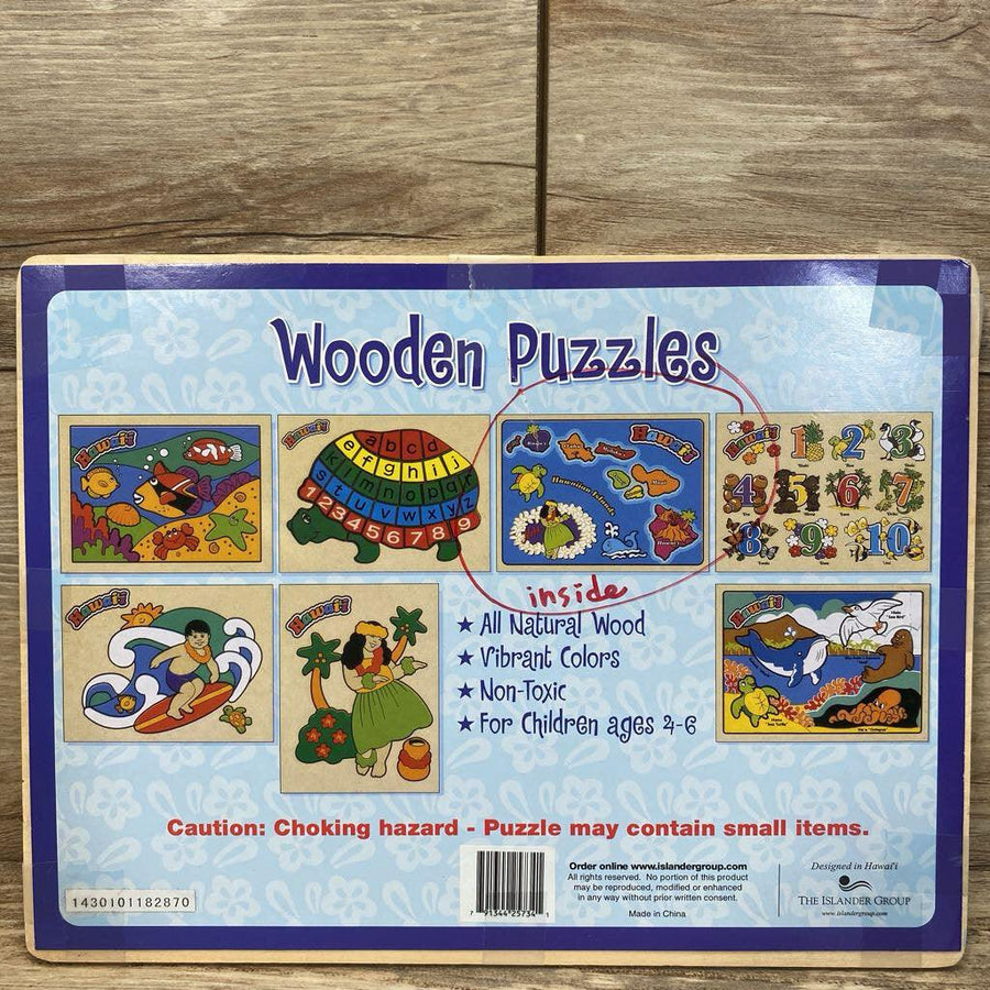 The Islander Group Wooden Puzzles Blue Island Chain - Me 'n Mommy To Be