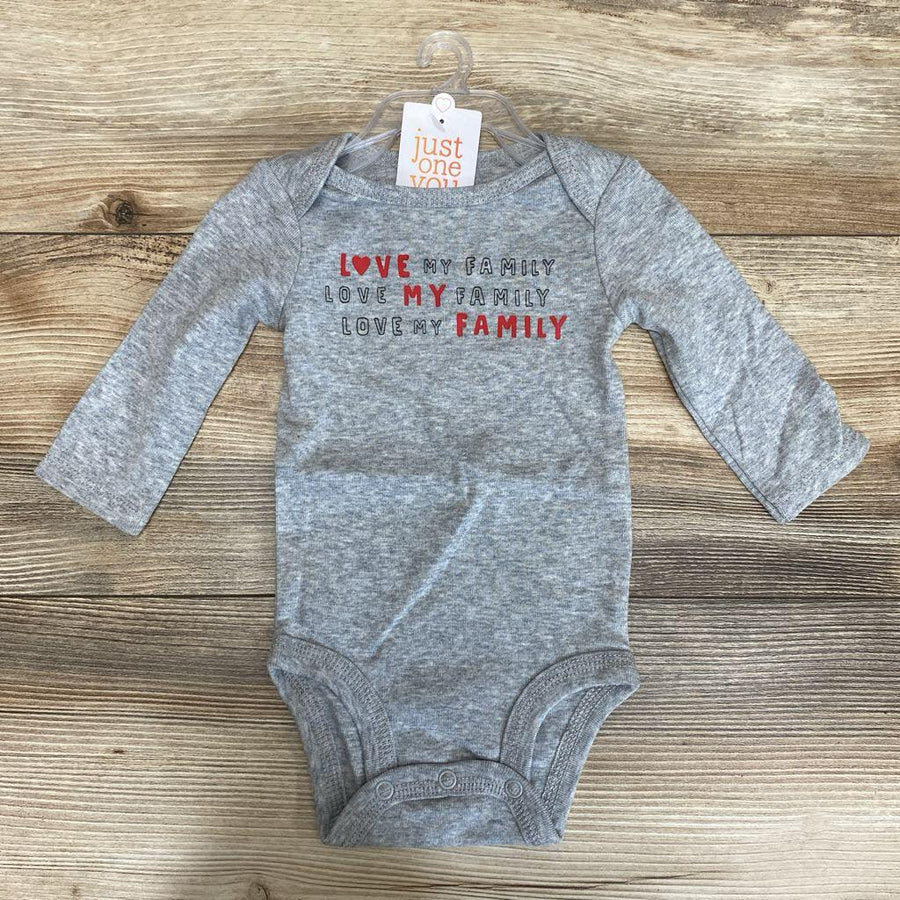 NEW Just One You Love My Family Bodysuit sz 3m - Me 'n Mommy To Be
