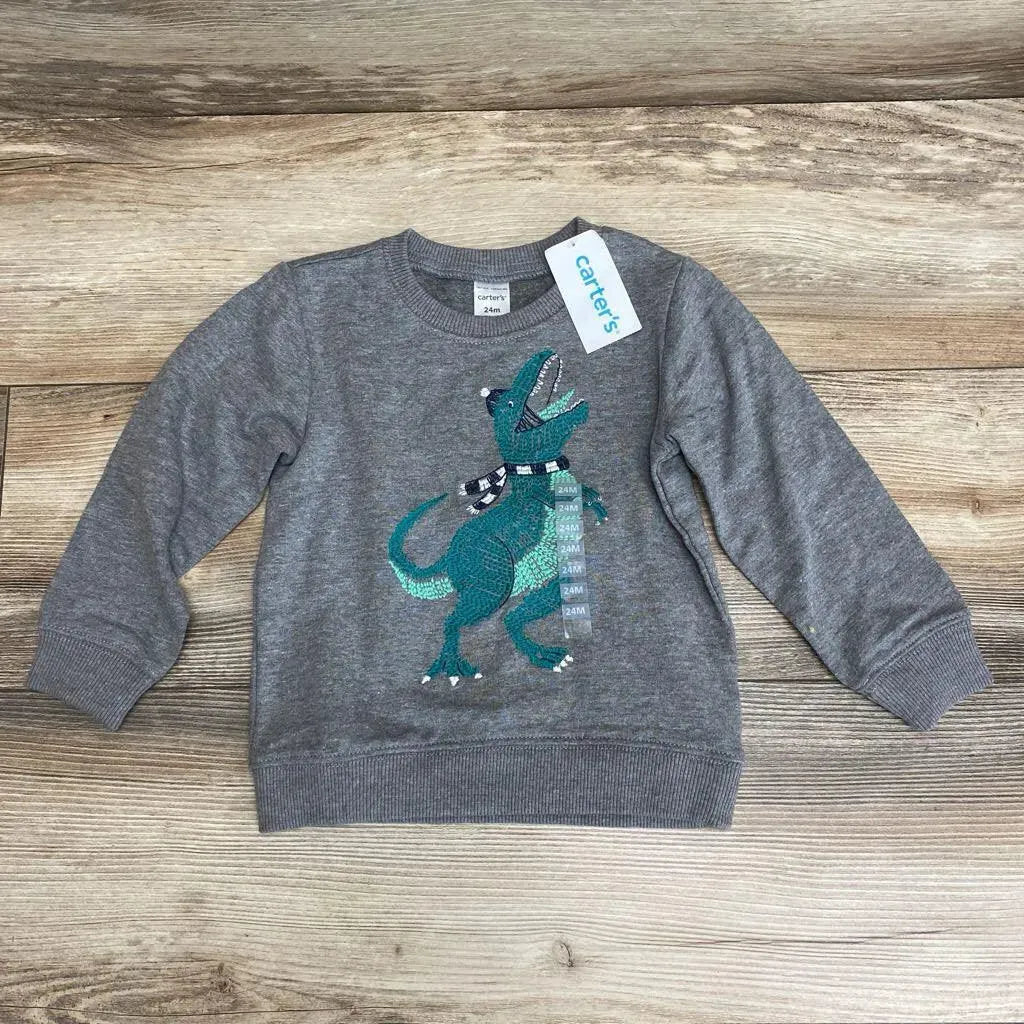 NEW Carter's Dino Sweatshirt sz 24m - Me 'n Mommy To Be