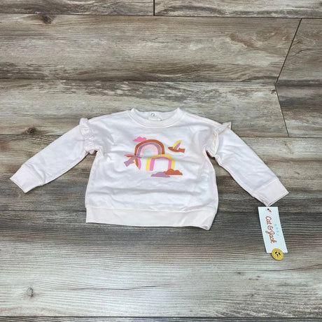 NEW Cat & Jack Rainbow Sweatshirt sz 6-9m - Me 'n Mommy To Be