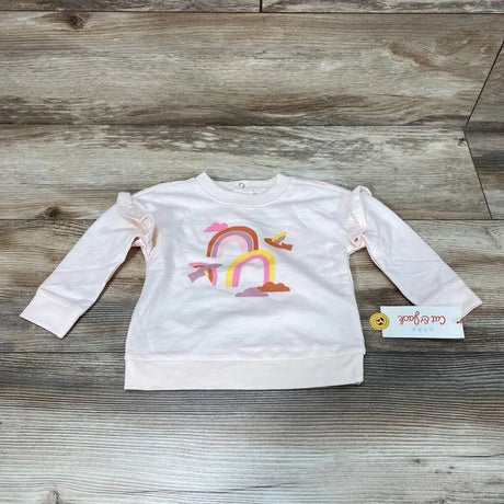 NEW Cat & Jack Rainbow Sweatshirt sz 6-9m - Me 'n Mommy To Be