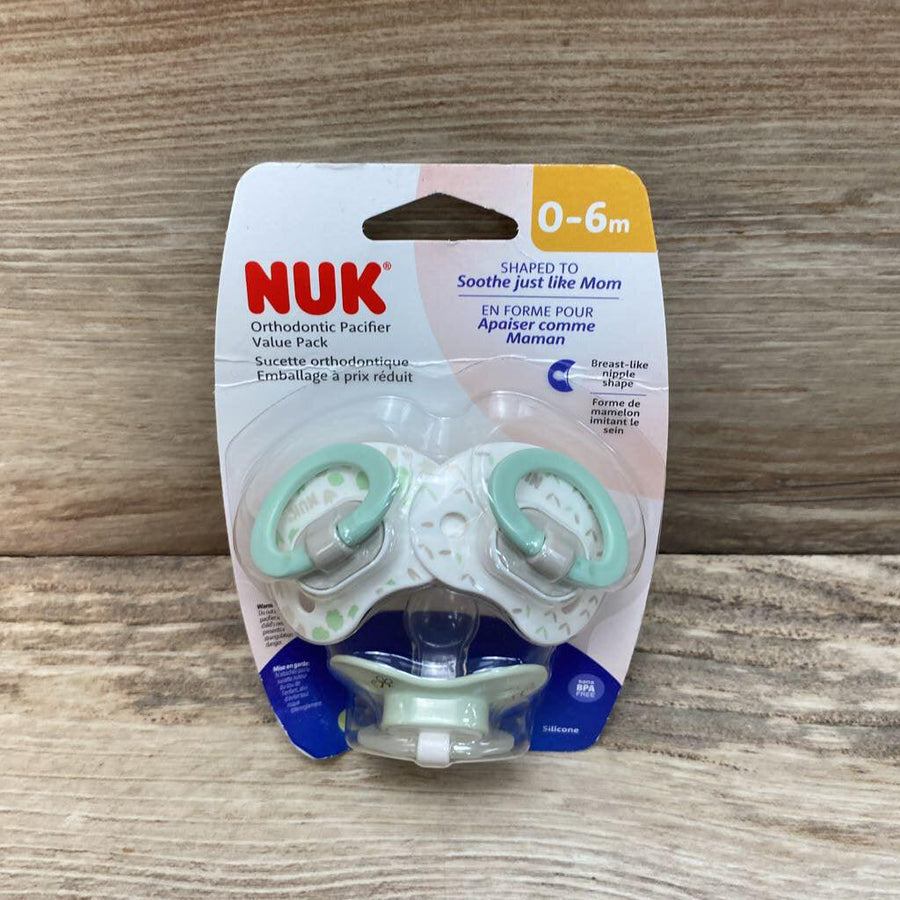 NEW NUK 3Pk Classic Pacifier Value Pack 0-6m - Me 'n Mommy To Be