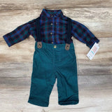 NEW Just One You 3pc Plaid Suspender Set sz 3m - Me 'n Mommy To Be