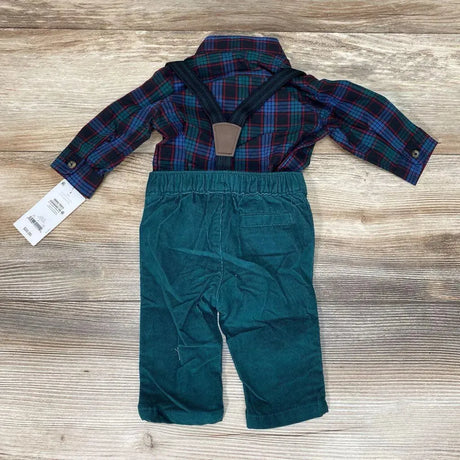 NEW Just One You 3pc Plaid Suspender Set sz 3m - Me 'n Mommy To Be