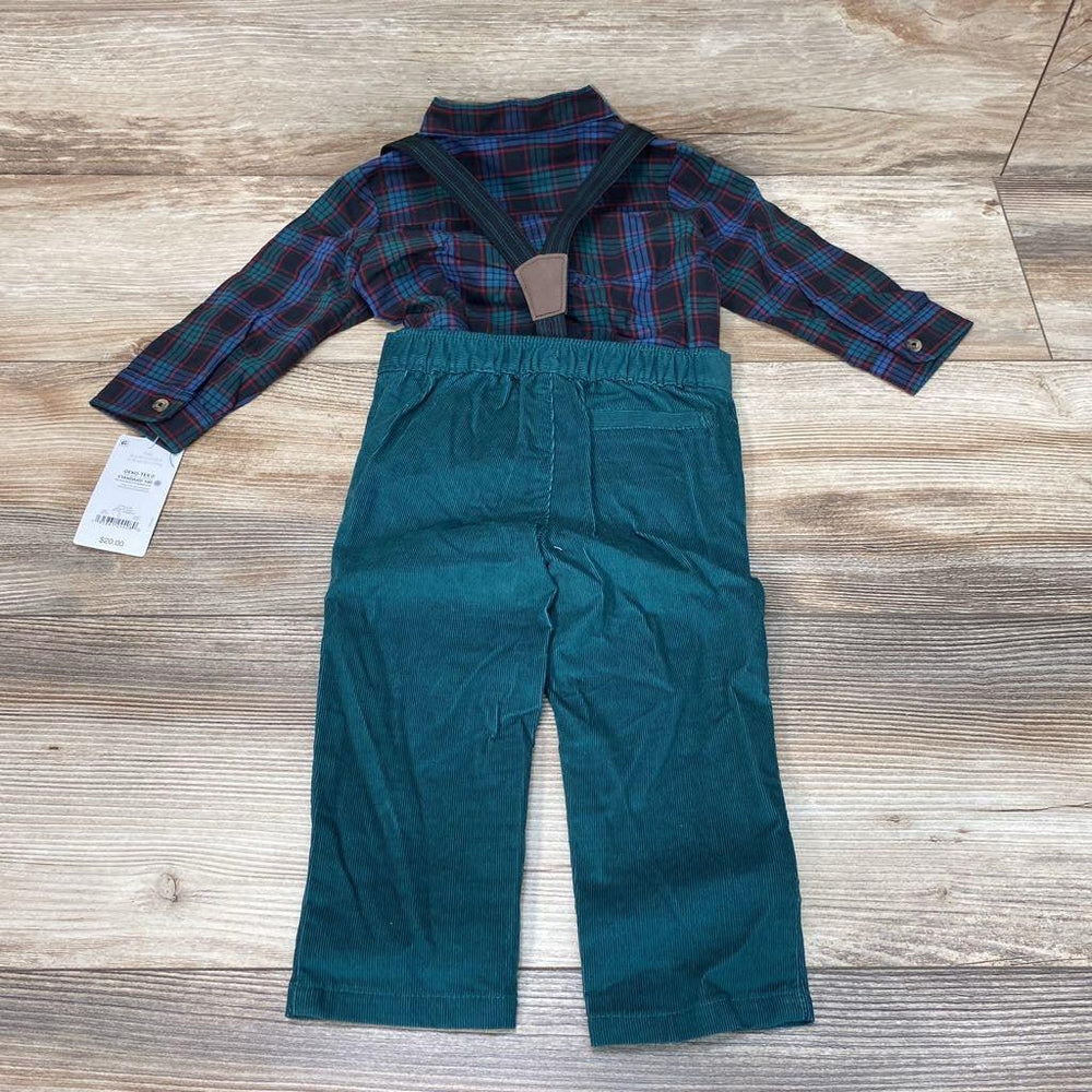 NEW Just One You 3pc Plaid Suspender Set sz 12m - Me 'n Mommy To Be