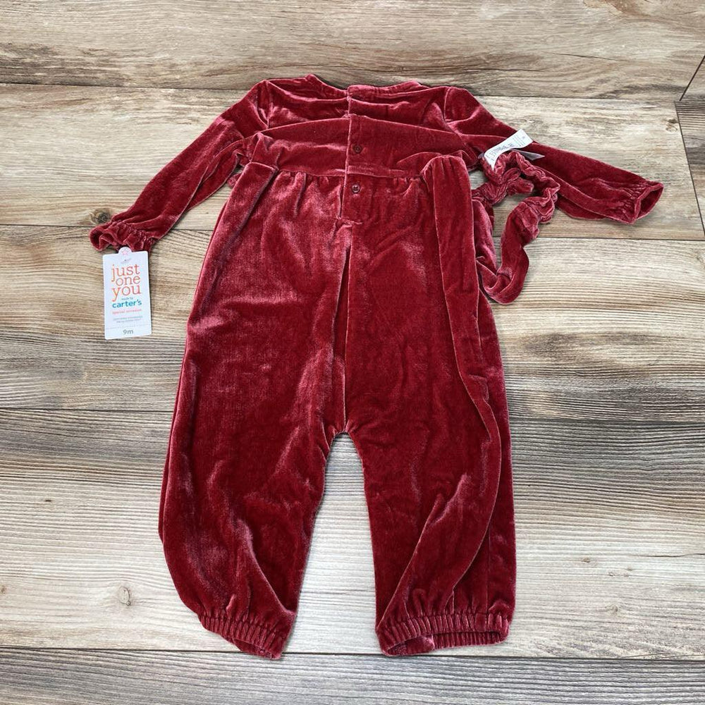 NEW Just One You Velvet Coverall & Headband sz 6m - Me 'n Mommy To Be