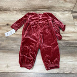 NEW Just One You Velvet Coverall & Headband sz 9m - Me 'n Mommy To Be