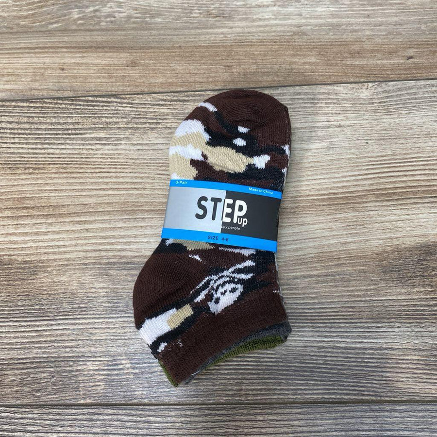 NEW Step Up Camo Socks 3Pk sz 4-6 - Me 'n Mommy To Be