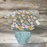 NEW Just One You 2pc Floral Dress & Bloomers sz 6m - Me 'n Mommy To Be