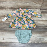 NEW Just One You 2pc Floral Dress & Bloomers sz 6m - Me 'n Mommy To Be