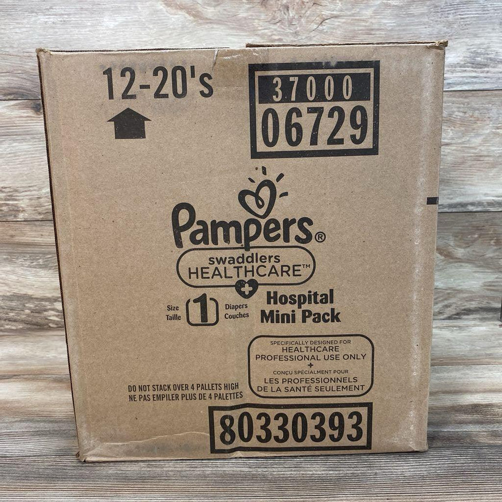 NEW Box of Pampers Swaddlers, 240ct - Me 'n Mommy To Be