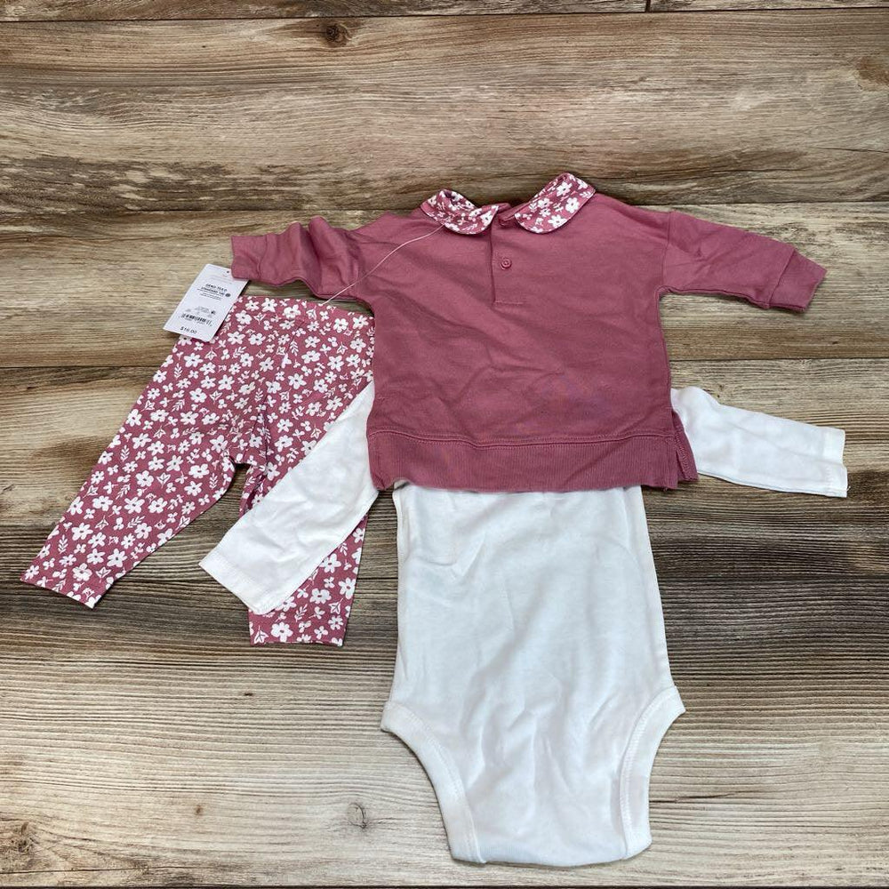 NEW 3pc Just One You Top + Bodysuit + Leggings sz 3m - Me 'n Mommy To Be