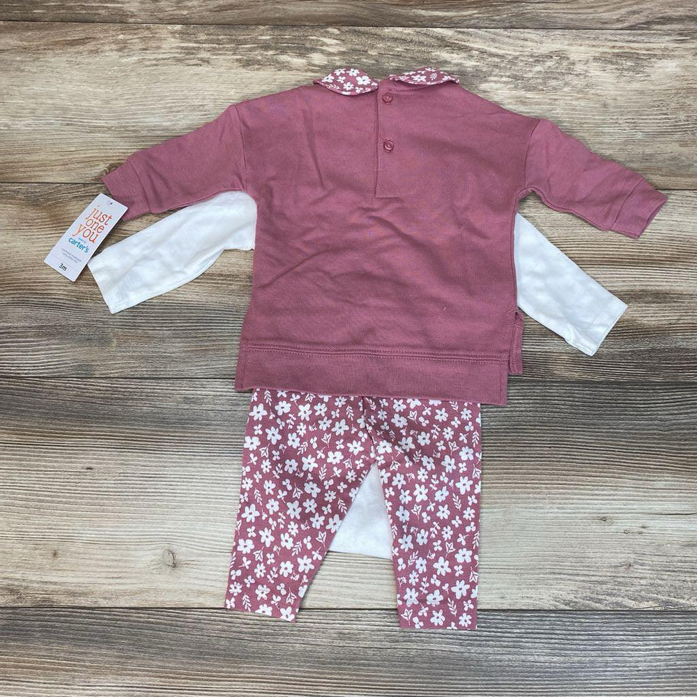 NEW 3pc Just One You Top + Bodysuit + Leggings sz 3m - Me 'n Mommy To Be
