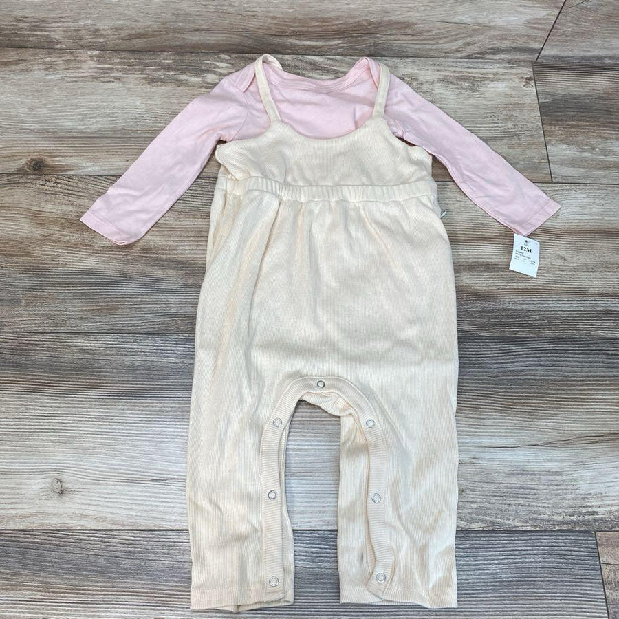 NEW Grayson Collective 2pc Long Sleeve Bodysuit & Overalls - Me 'n Mommy To Be