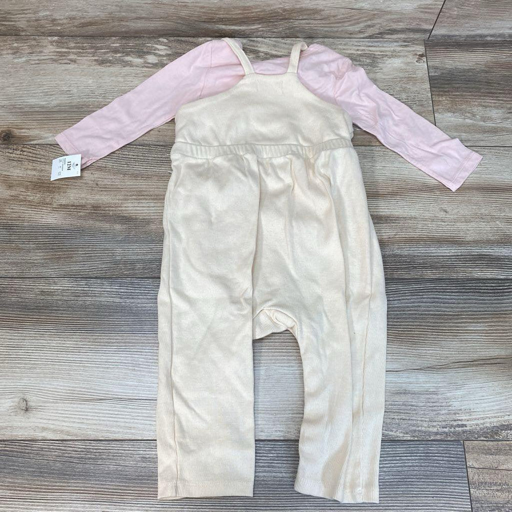 NEW Grayson Collective 2pc Long Sleeve Bodysuit & Overalls - Me 'n Mommy To Be