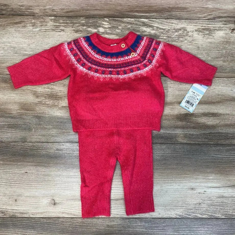 NEW Cat & Jack 2pc Fair Isle Sweater Outfit sz 0-3m - Me 'n Mommy To Be