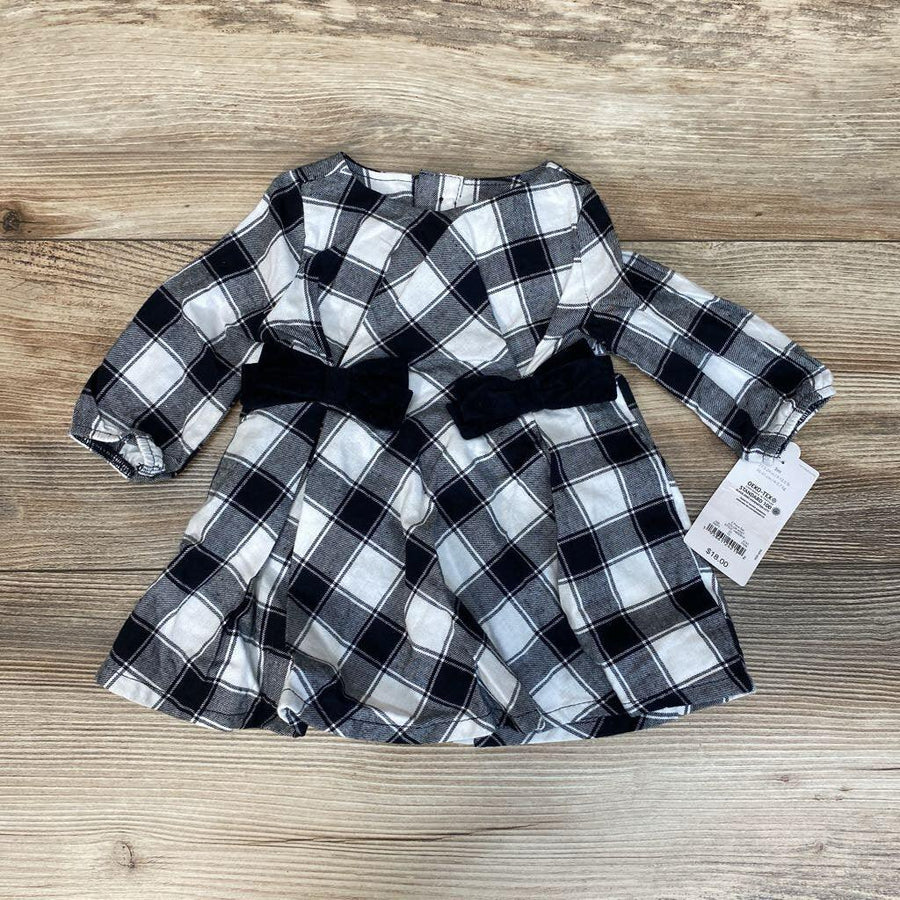Just One You NEW 2pc Plaid Dress With Bows sz 3m - Me 'n Mommy To Be