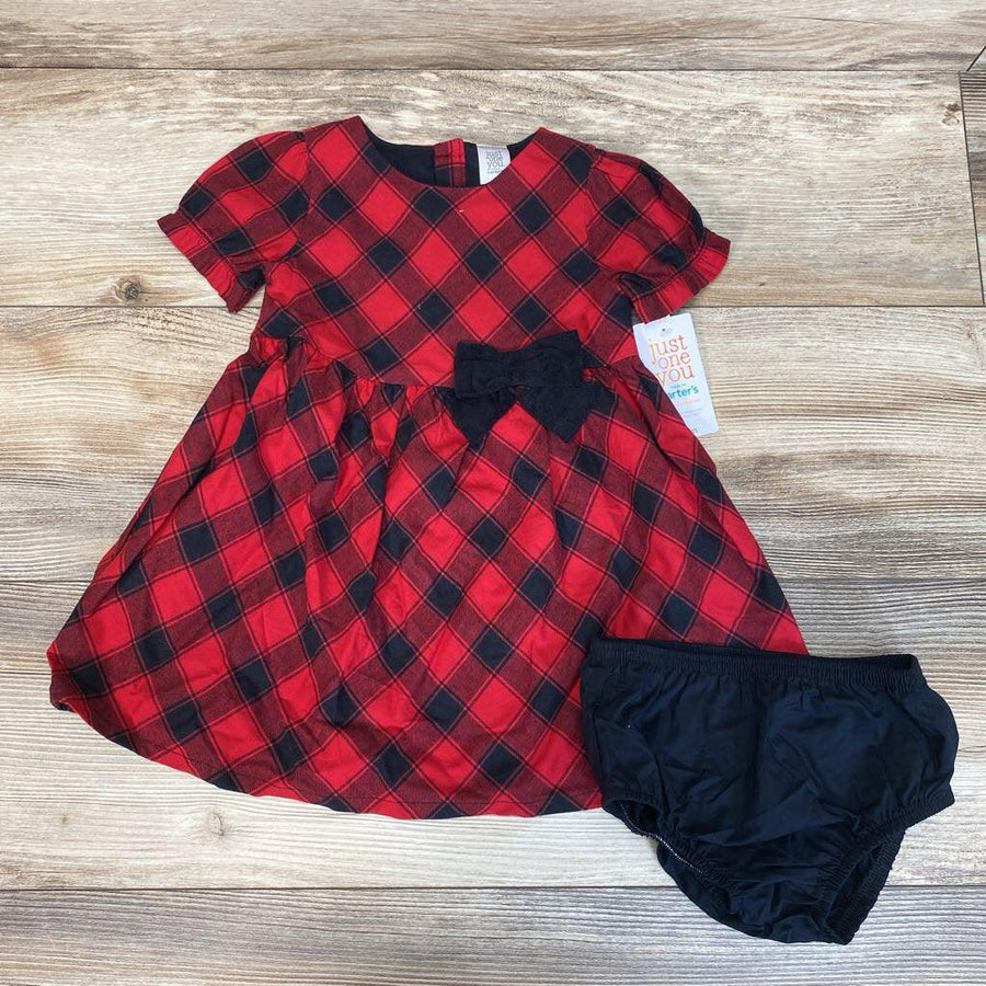 Just One You NEW 2pc Buffalo Dress sz 18m - Me 'n Mommy To Be