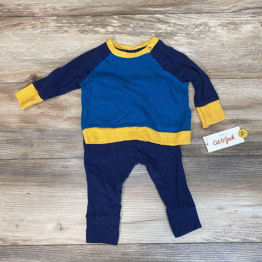 NEW Cat & Jack 2pc Waffle Knit Shirt & Pants sz 3-6m - Me 'n Mommy To Be