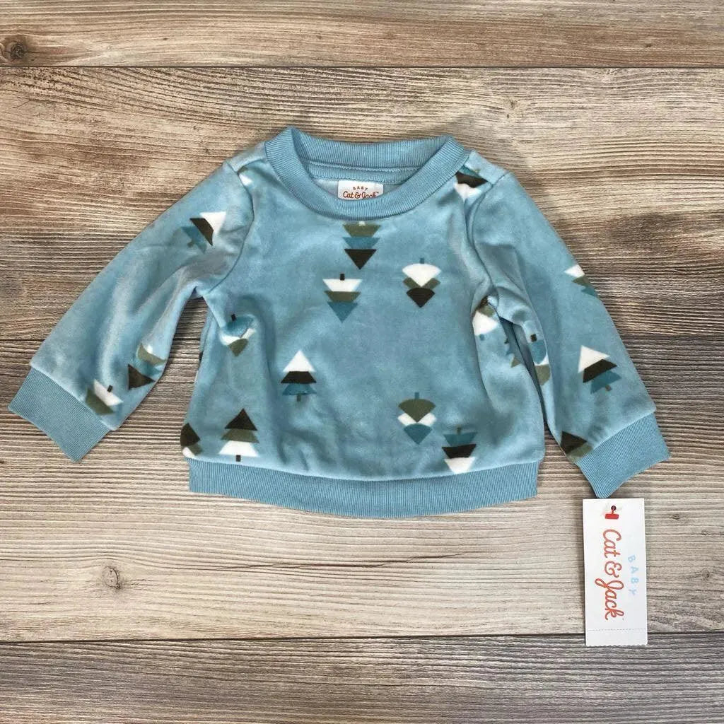 NEW Cat & Jack Velour Tree Sweatshirt sz NB - Me 'n Mommy To Be