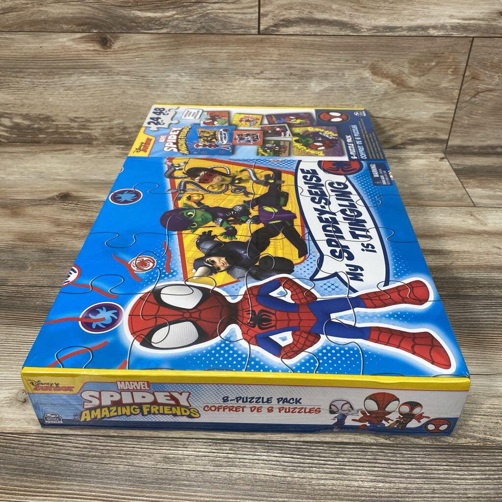 Disney Junior Marvel Puzzle Spidey & His Amazing Friends 8 Puzzle Pack