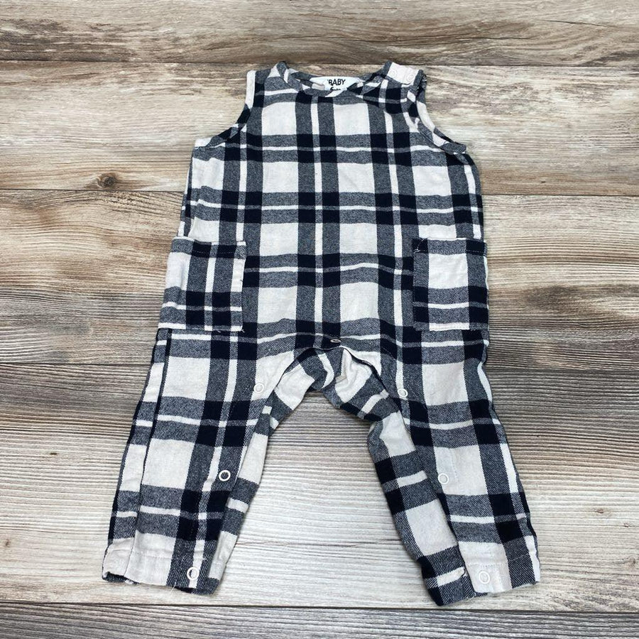 Cotton On Baby Plaid Tank Romper sz 6-12m - Me 'n Mommy To Be