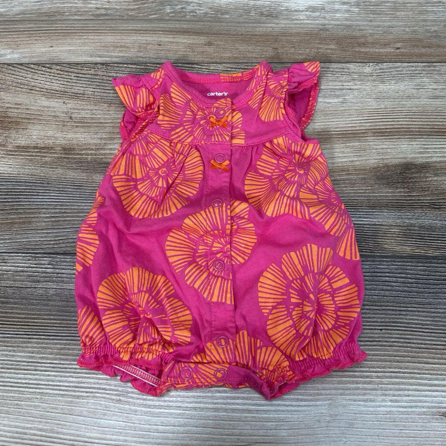 Carter's Floral Shortie Romper sz NB - Me 'n Mommy To Be