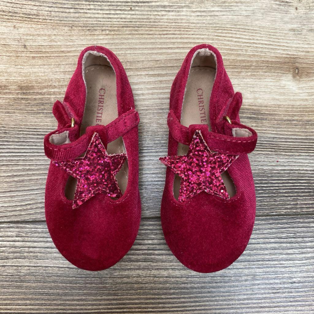 Christie & Jill Velvet Mary Jane Shoes sz 5c - Me 'n Mommy To Be