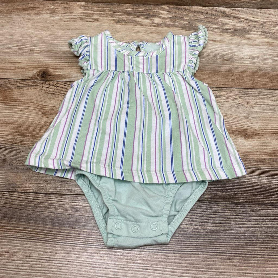 Just One You Striped Bodysuit Dress sz 6m - Me 'n Mommy To Be
