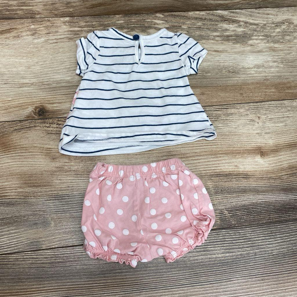 Carter's 2Pc Striped Shirt & Shorts sz NB - Me 'n Mommy To Be