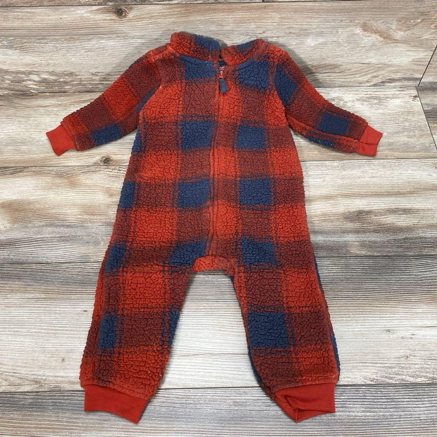 Carter's Hooded Sherpa Coverall sz 18M - Me 'n Mommy To Be