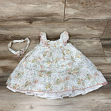 Cupcakes & Cashmere Floral Dress & Headband sz 3T - Me 'n Mommy To Be