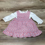 Janie & Jack 2pc Bodysuit & Floral Jumper Dress sz 3-6m - Me 'n Mommy To Be