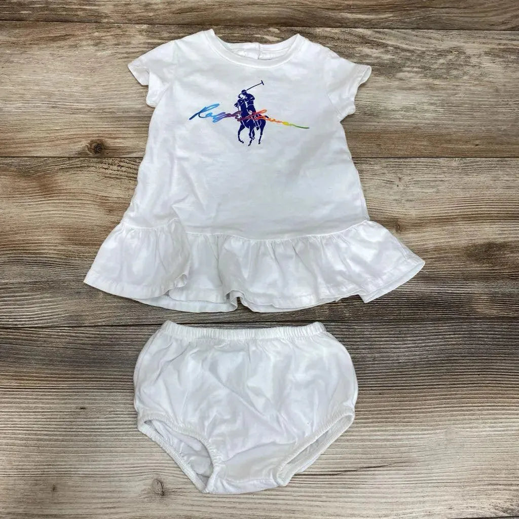 Ralph Lauren 2pc Dress & Bloomers sz 3m - Me 'n Mommy To Be