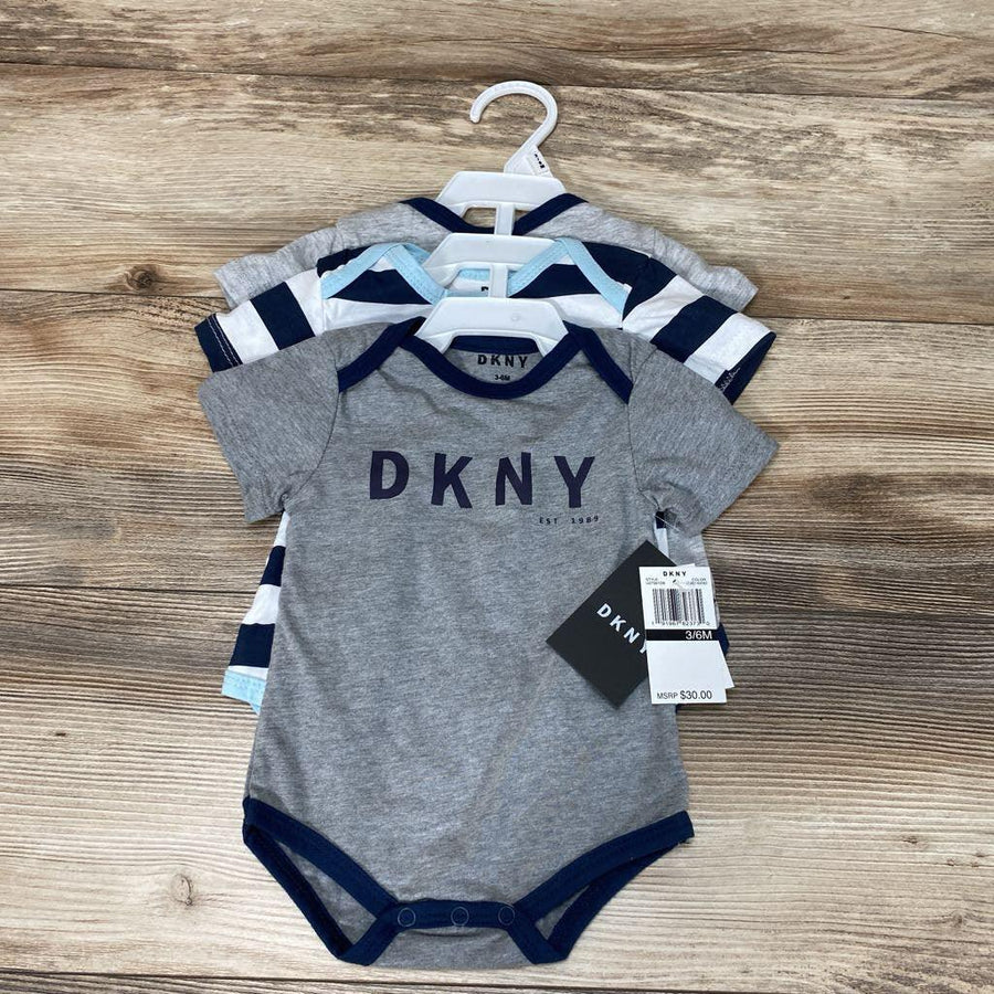 NEW DKNY 3pk Bodysuits sz 3-6m - Me 'n Mommy To Be